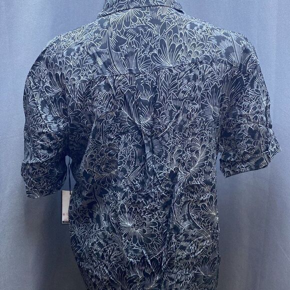 NWT Dead Stock ...lost men button down up Shirt Sz L black/white - Picture 5 of 9